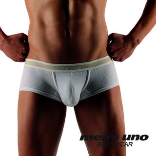 【men′s uno BODYWEAR】金銀蔥腰頭低腰四角褲