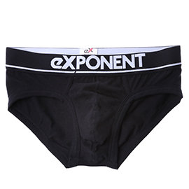 eXPONENT都會基本款三角褲(黑) B23O0302