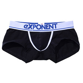 eXPONENT 都會基本款四角褲(黑) D13O0102A