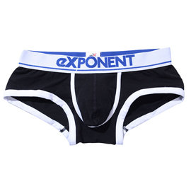 eXPONENT都會設計款四角褲(黑) D34S0202