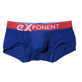 eXPONENT 休閒舒適四角褲(深寶藍) D15X0218