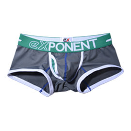eXPONENT 3D MESH 型男健身四角內褲 (鐵灰色) D27R0436