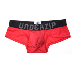 UNDERZIP 極致性感超低腰四角褲 (紅色) D37L0203