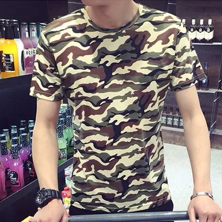 迷彩印花短T-2色/S-5XL碼【PBE317250】