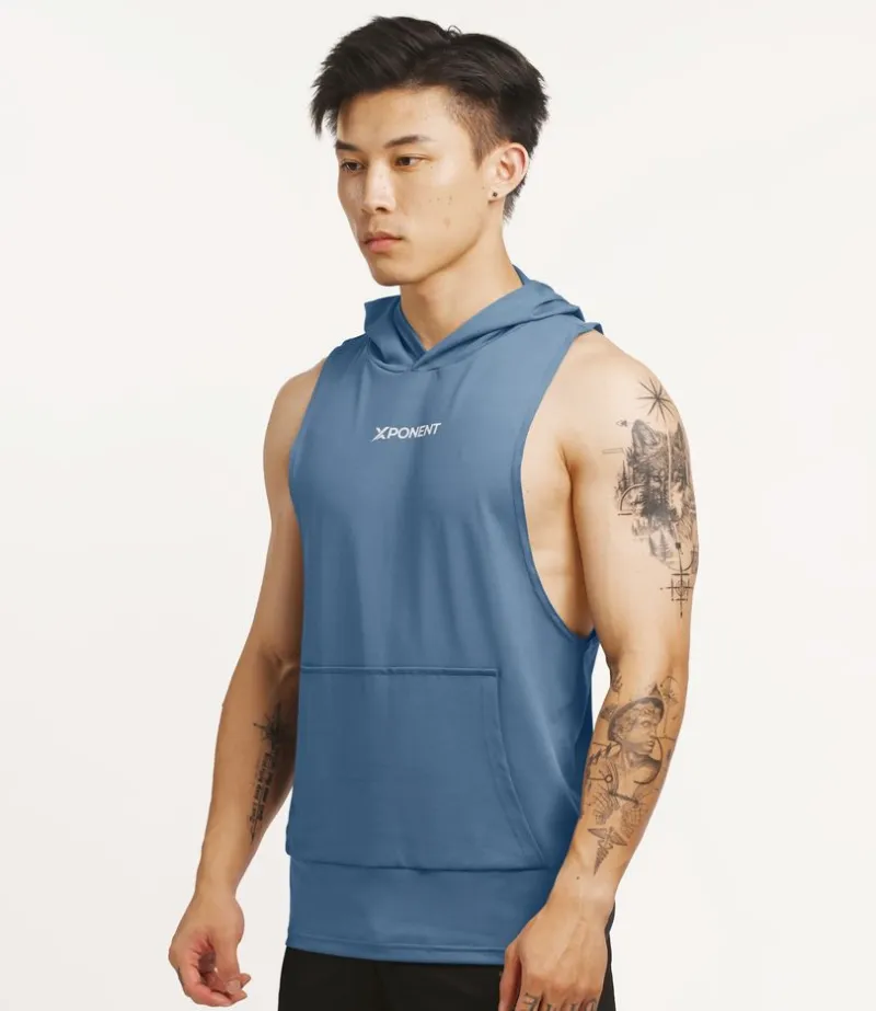 XY-stretch 超彈力透氣 燃動極限 連帽背心-655A8