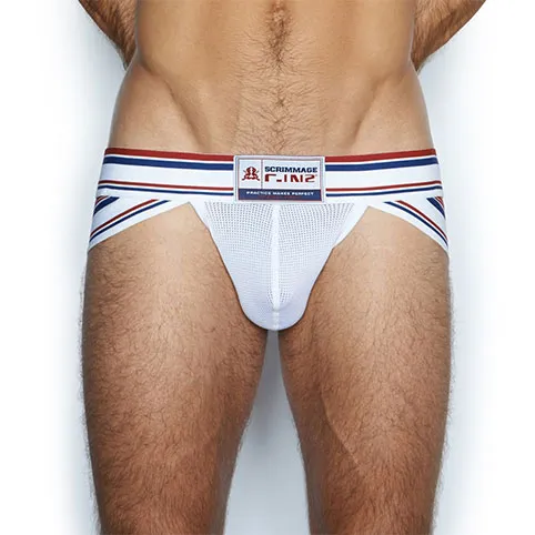 C-IN2 SCRIMMAGE HUSTLE 三角褲(白) 6813100